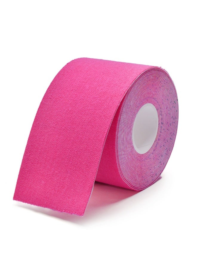 Kinesiology Elastic Muscle Support Tape for Sports & Physiotherapy 5cmx5m Roll, Pink
